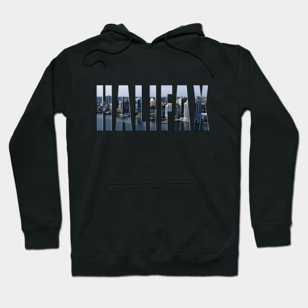 Halifax City Skyline Hoodie by swiftscuba